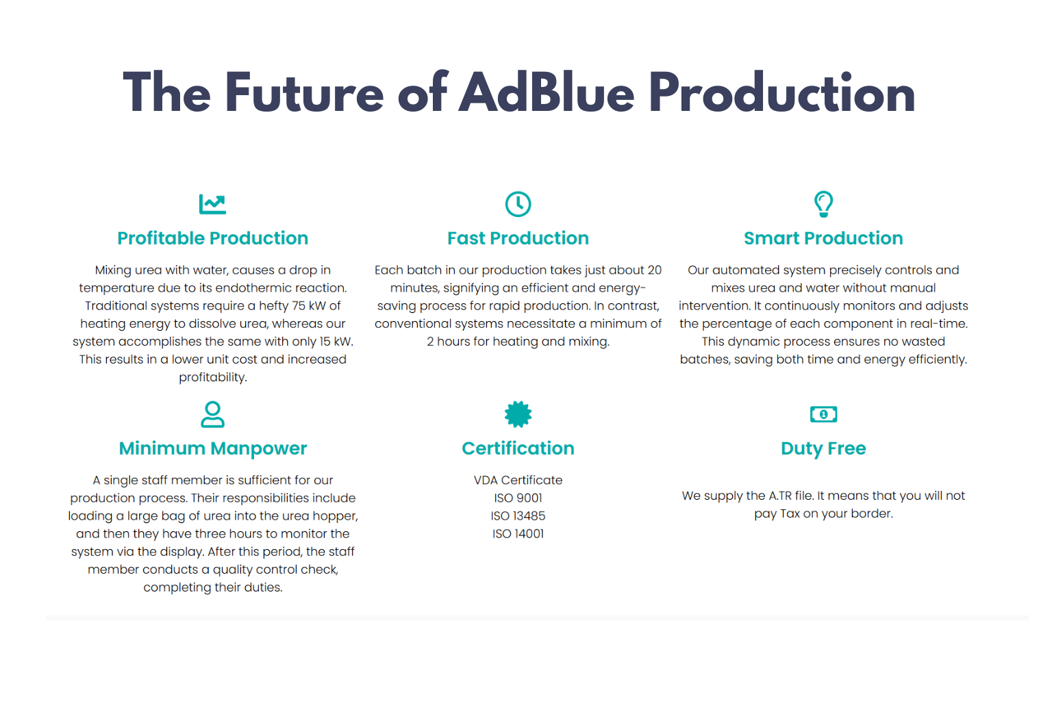 The Future of AdBlue Production: Automation, Smart Control, and Efficiency Trends