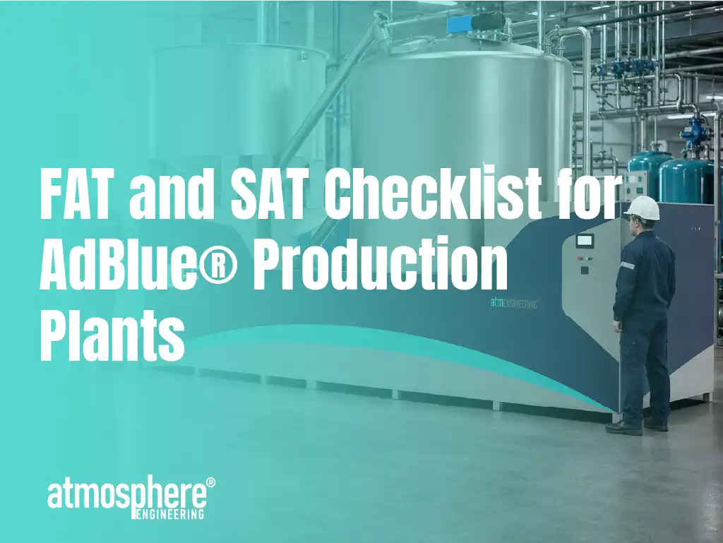AdBlue Plant FAT SAT Checklist for Buyers